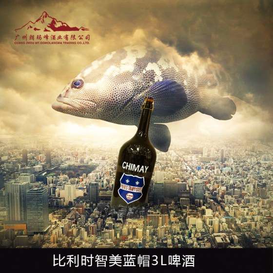 比利时进口啤酒 智美蓝帽3000限量版啤酒 3L   V-0090109