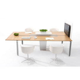 锐现代简约办公室会议组合会议桌小型会议桌
