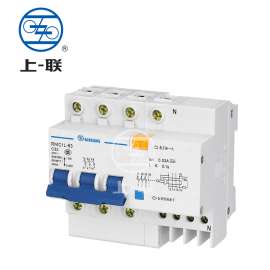 上海上联RMC1L-63/3 20A小型漏电断路器、DZ47漏电开关 厂家直销