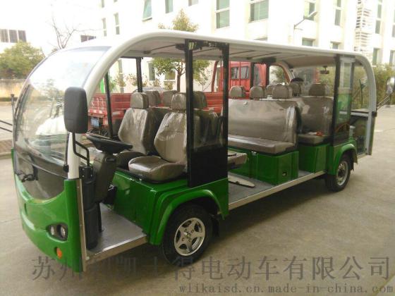厦门14座敞开式电动观光车  上海松江现在农业园游览车