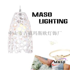 现代简约灯具玛斯欧灯饰厂家批发直销珊瑚树脂吊灯节能LED光源MS-P1010B